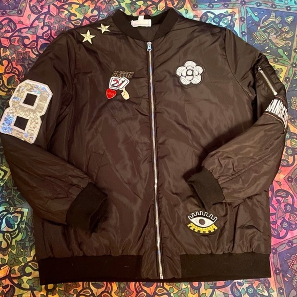 L’Atiste by Amy Bomber Jacket. Size Large.